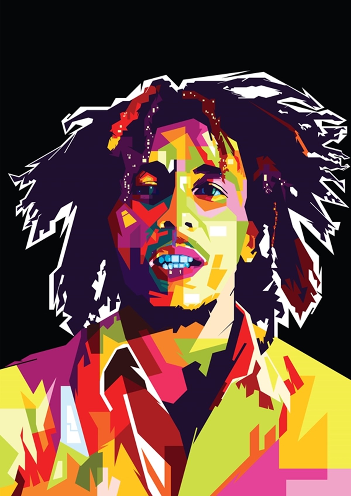 bob marley pop art posters & prints by Amex Design - Printler