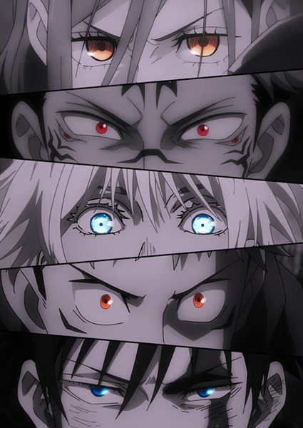 Satoru Gojo Eyes Jujutsu Kaisen Poster