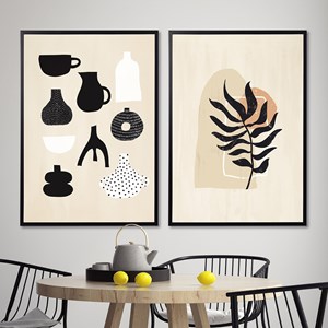 Gallery Wall: Graphic elegance