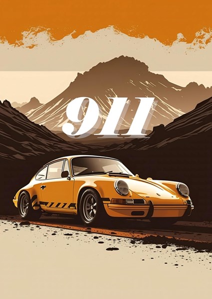Porsche 911 affiches et impressions par Robert Brinkmann - Printler