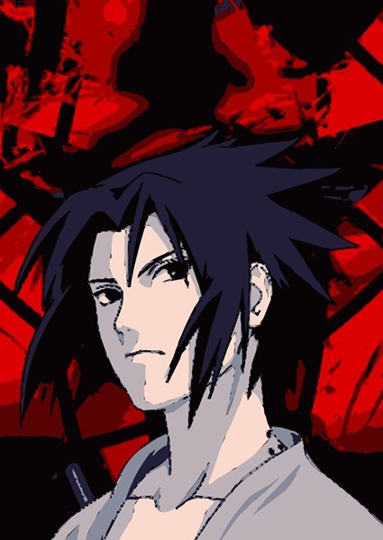 Naruto Shippuden Uchiha Sasuke Poster