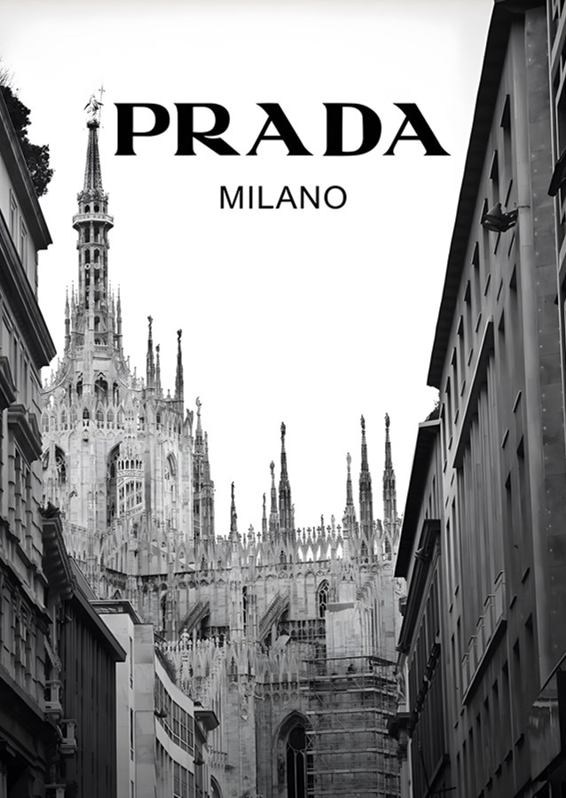 White and black prada 2025