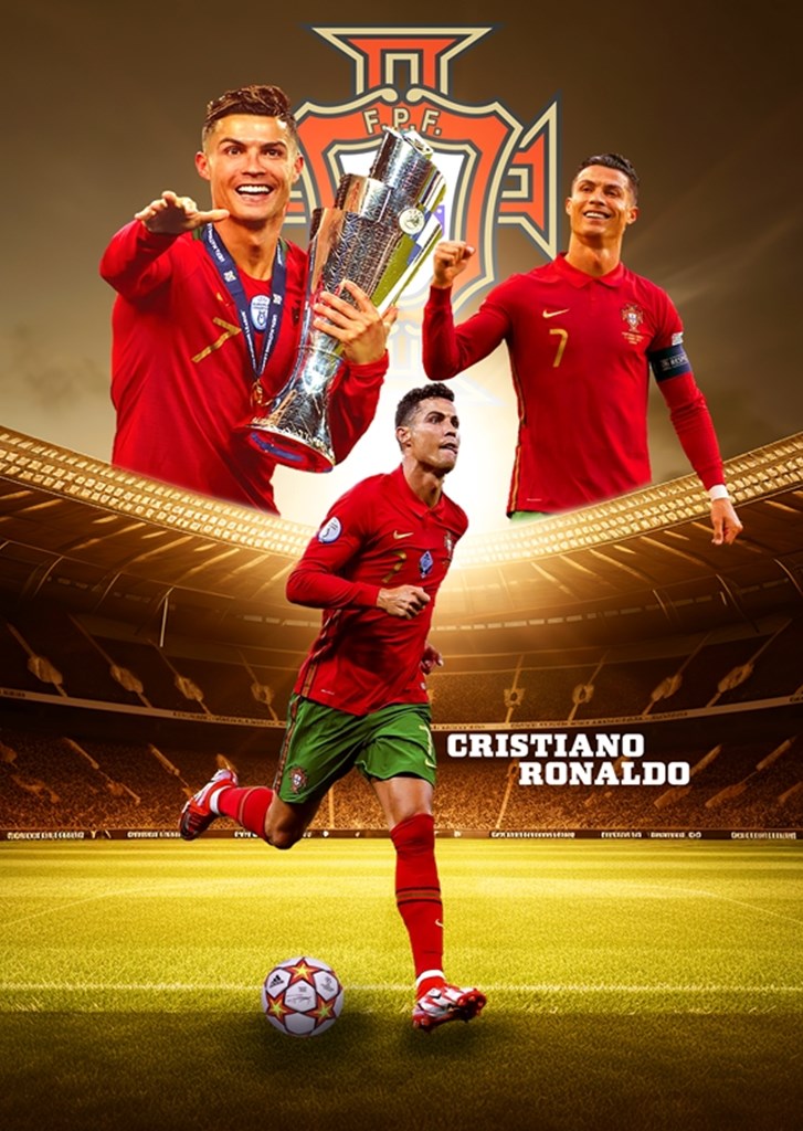 Cristiano Ronaldo Poster affiches et impressions par KunStudio - Printler