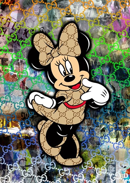 Disney Minnie Maus Gucci Poster von Theodore Brewer