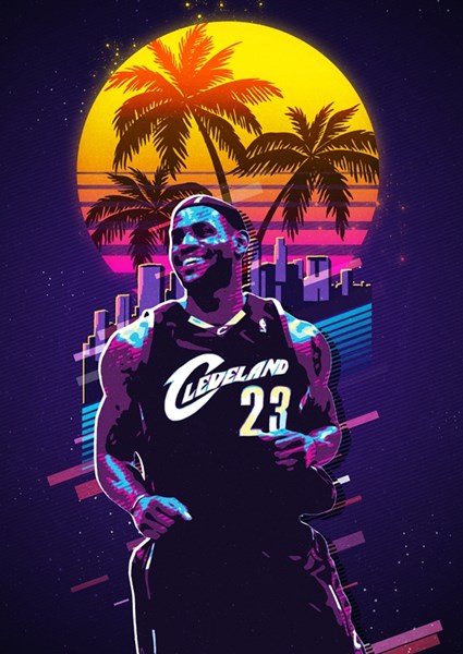 LeBron James posters prints by ndesign Printler