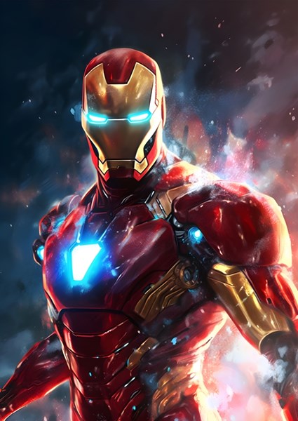 Iron Man Galaxy posters & prints by Theodore Brewer - Printler