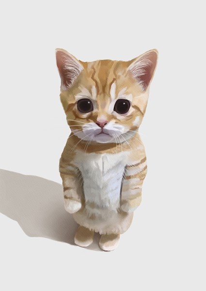 Cute Cat - Meme posters & Art Prints de Mashz - Printler