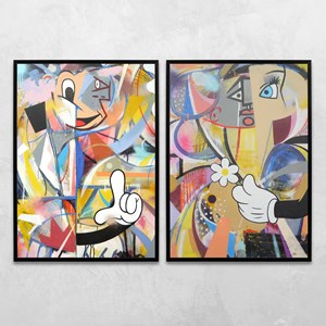 Gallery Wall: Picasso Pair
