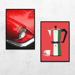 Posterpaar - Bella Italia