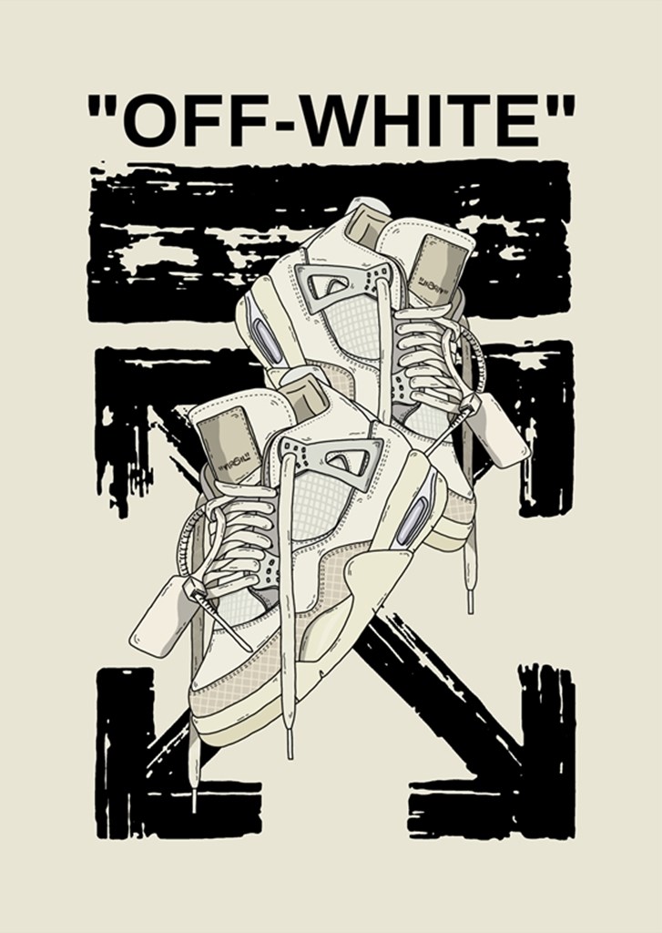 Off white jordan poster sales