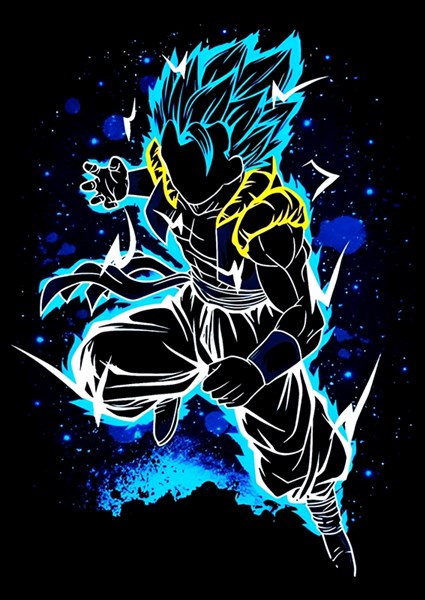 Dragon Ball Artwork Imagines Gogeta's Super Saiyan Blue Form