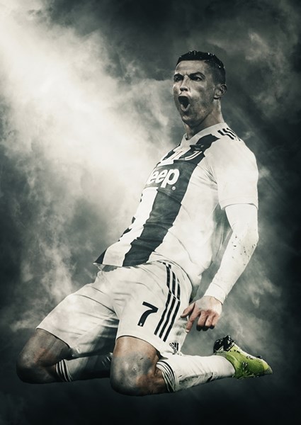 Cristiano Ronaldo Juventus posters & prints by ArtMeme - Printler