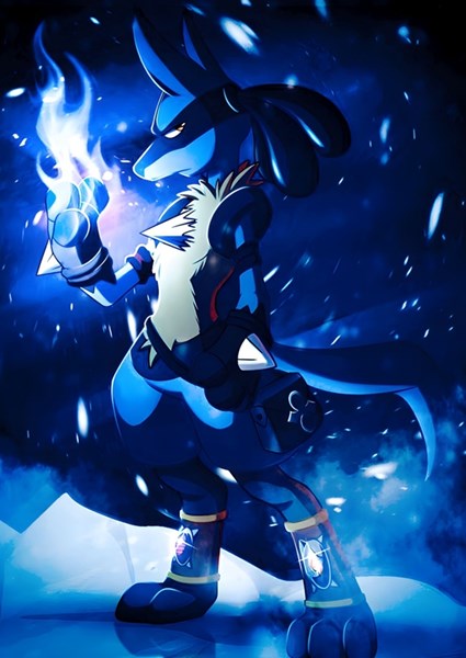 Lucario 1 - Pokemon posters & prints by Jonatan Goozman - Printler