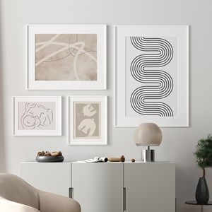 Gallery Wall: Soft lines of love