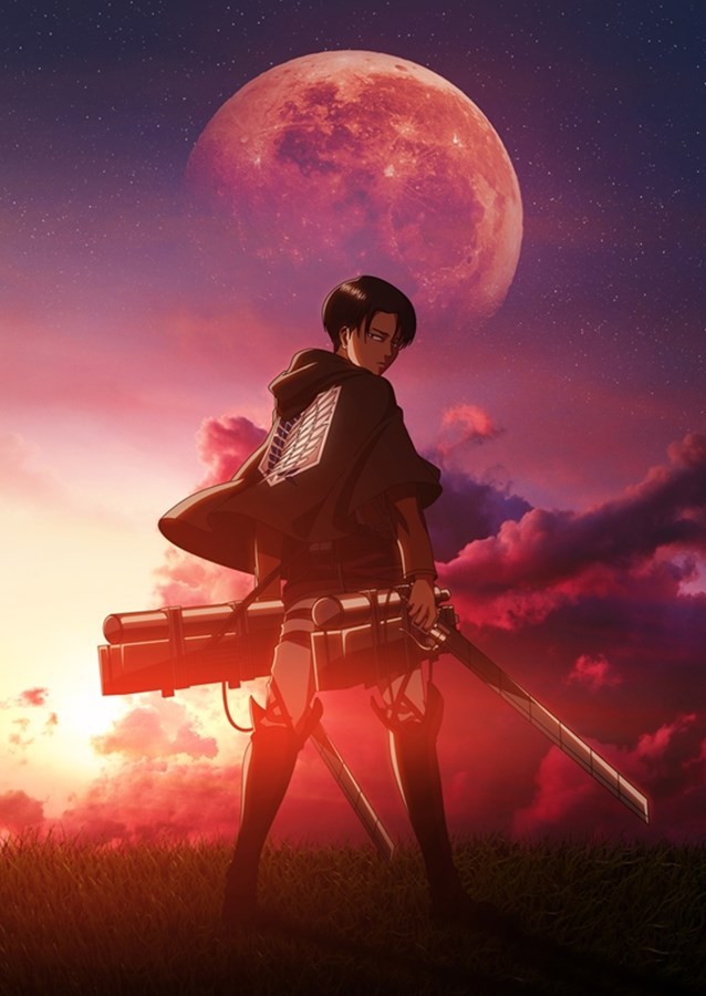 Levi Ackerman Attack on Titan posters prints by saufa haqqi Printler
