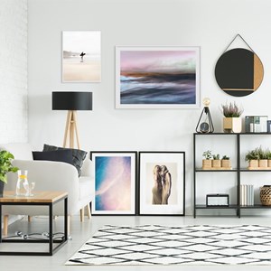 Gallery Wall: Modern living room