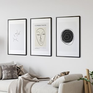 Gallery Wall: Pure and simple