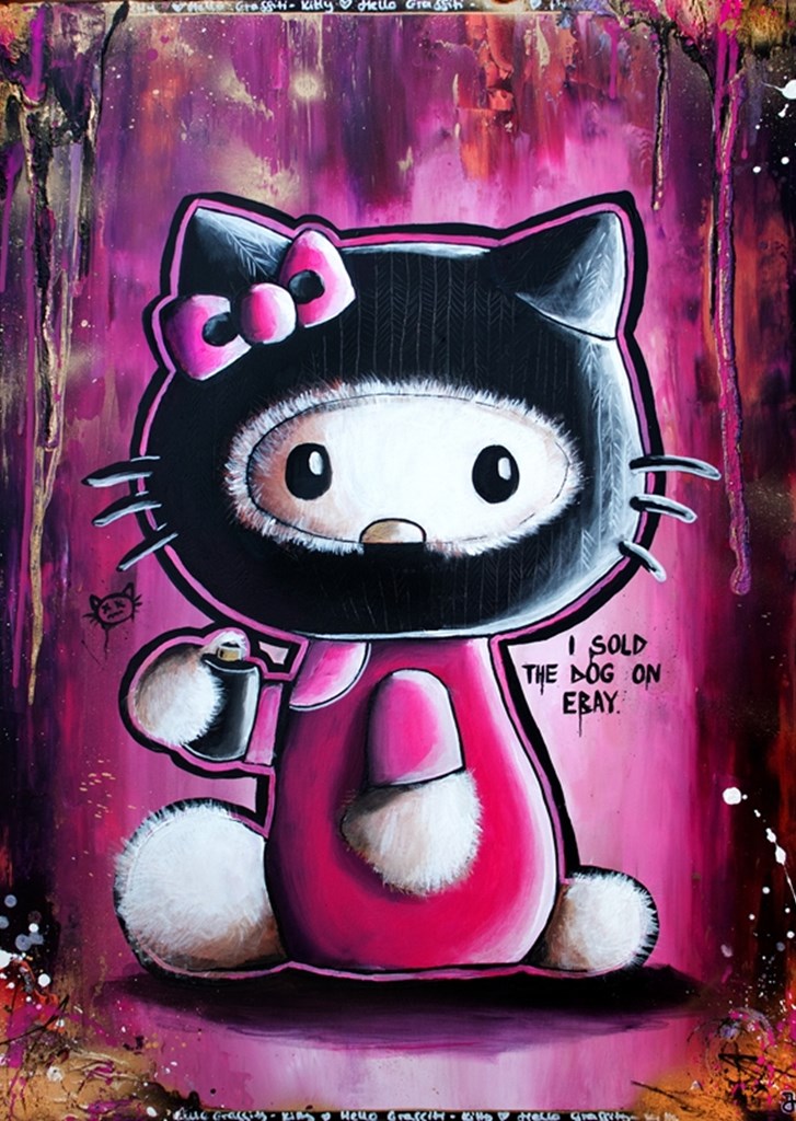 Hello Graffiti-Kitty posters & prints by Julia Hirschfeld
