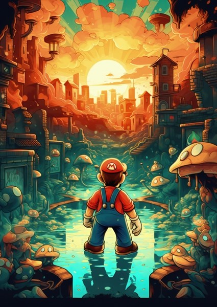 Super Mario In A Strange World Posters & Prints By Markus Utas - Printler