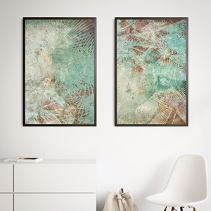 Poster Pair – Turquoise breeze