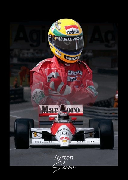 Ayrton Senna poster & stampe di nueman - Printler