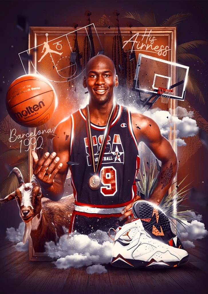 Affiche Basket Jordan (50x70cm)