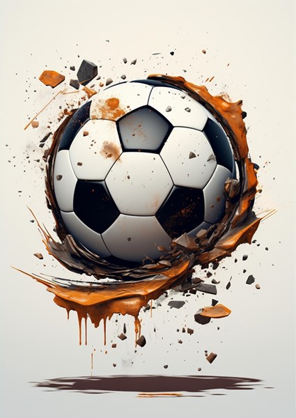 Calcio Fußball poster & stampe di Robert Brinkmann - Printler