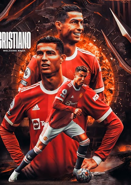Cristiano Ronaldo United Poster