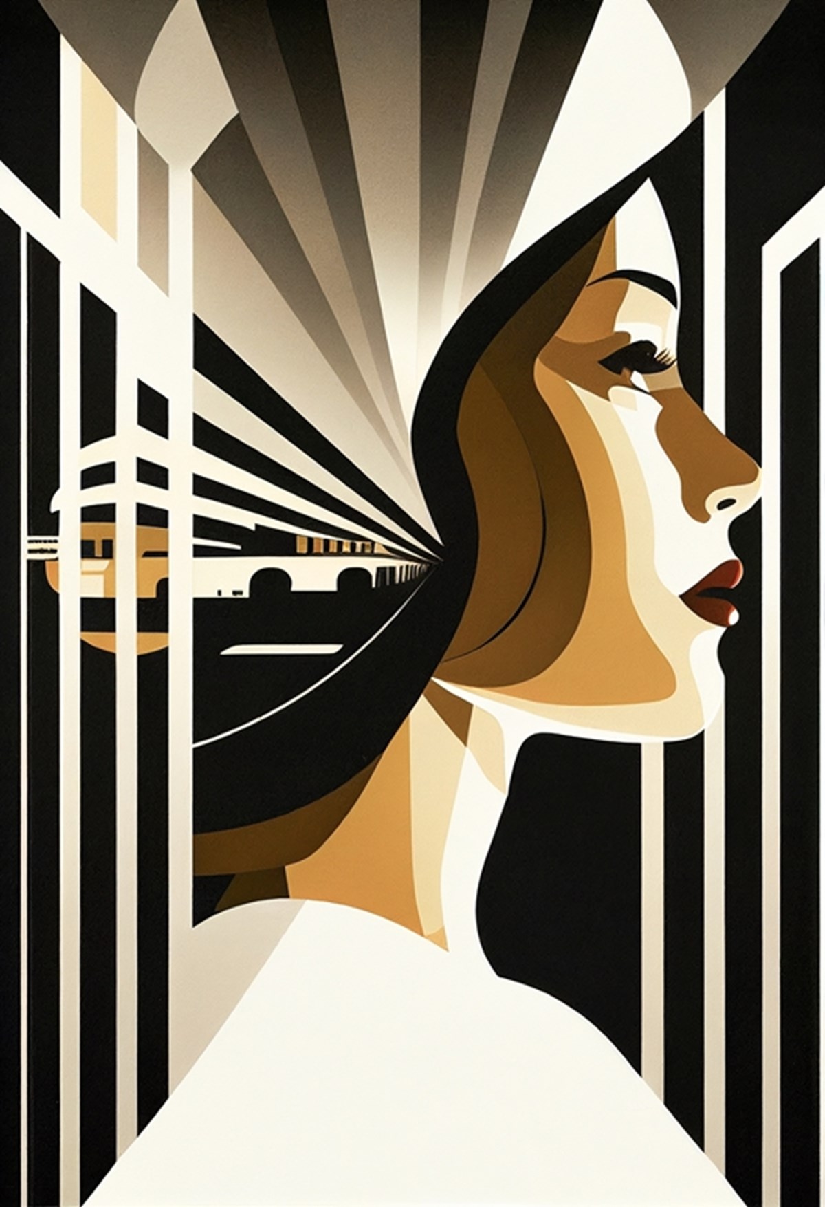Art Deco VIII posters prints by Jonas Winge Printler
