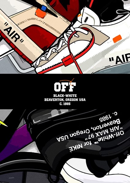 Off White poster, Streetwear Poster, Hypebeast Poster, wall art