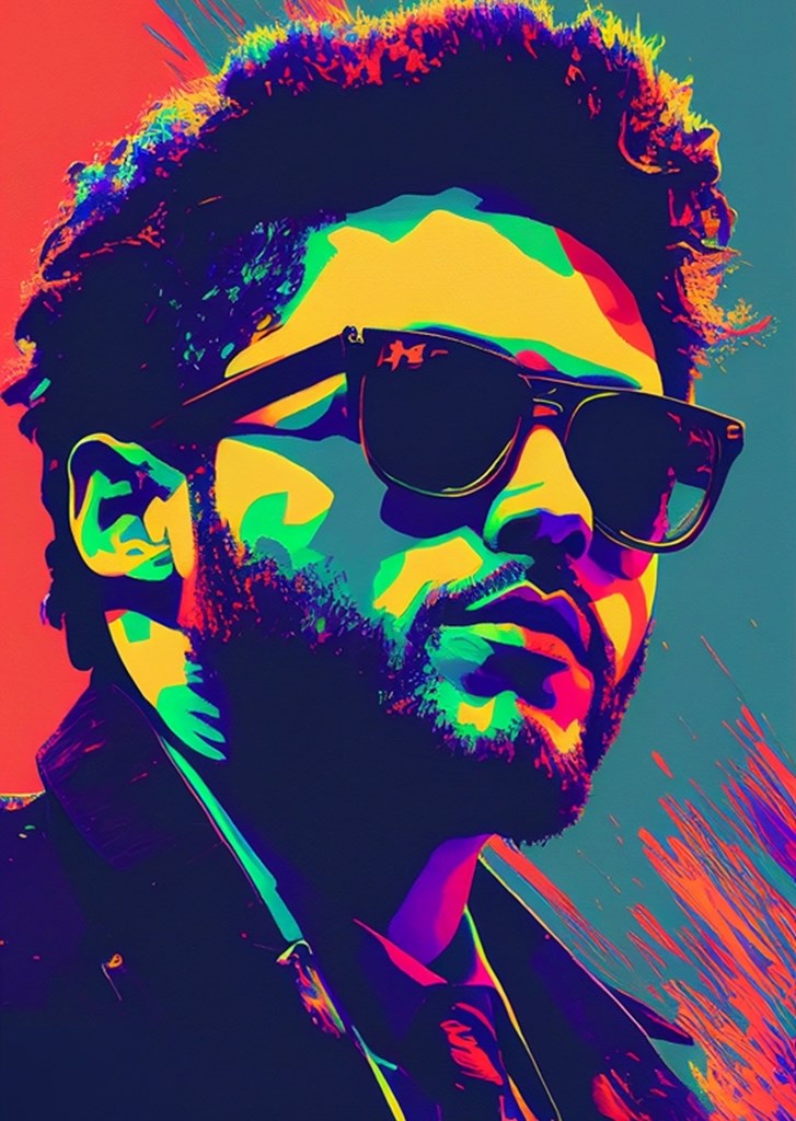 The Weeknd in Pop Art Style posters & prints by Pheonix - Printler