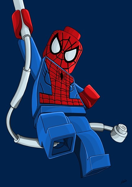 Lego Spiderman plakat de Vreeze - Printler