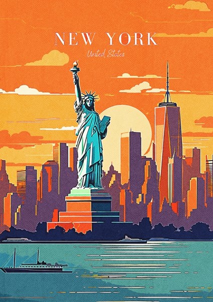 Wonder City Of The World: New York City Travel Posters, 42% OFF