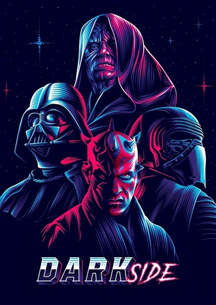 Dark Side Star Wars posters & prints by Gagat Tri Handoko - Printler, star  wars poster