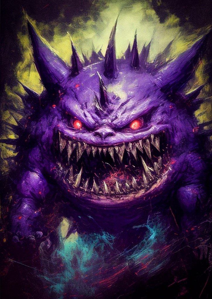 Gengar - Pokémon posters & prints by Jonas Winge