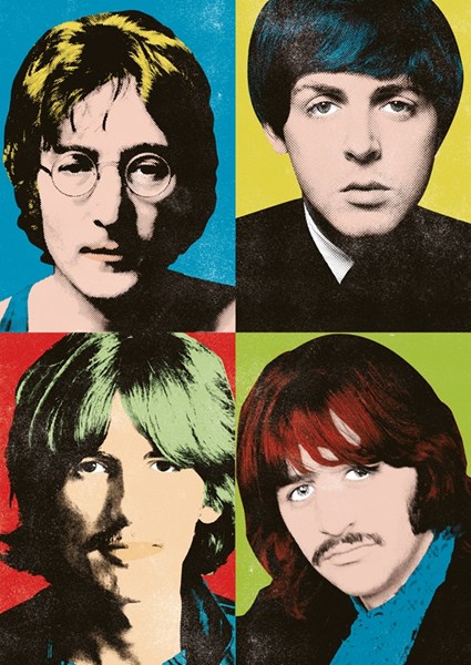 torsdag Udvidelse forståelse Beatles popkunst plakat af ricardoquexo - Printler