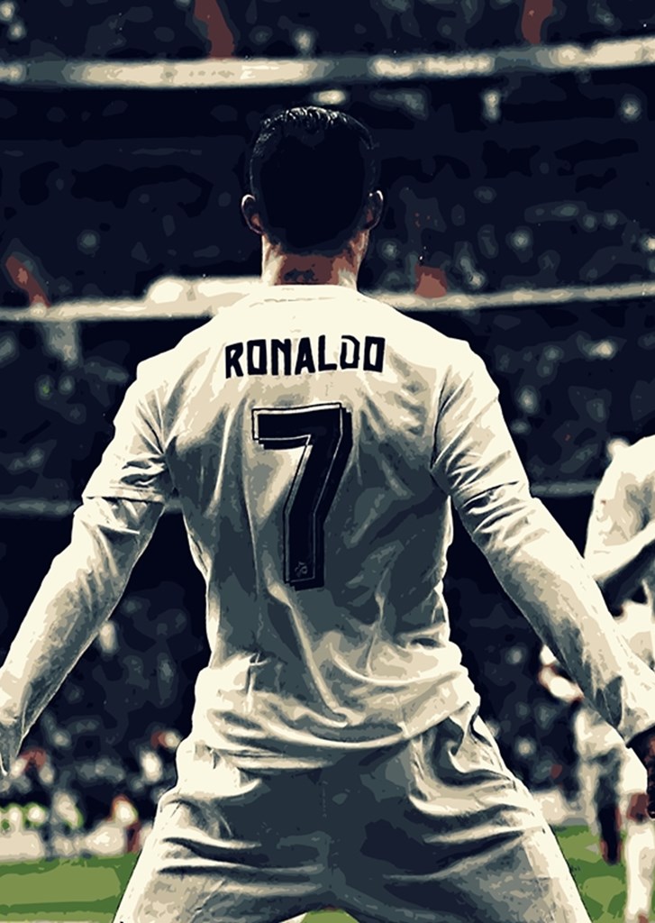 Cristiano Ronaldo Poster affiches et impressions par KunStudio - Printler