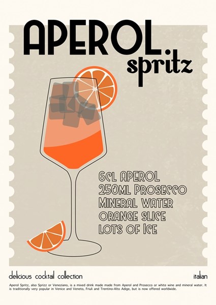 Aperol Spritz poster & stampe di Sarah Koller - Printler