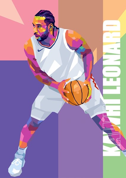 Kawhi Leonard  Basketball art, Nba basketball art, Nba artwork