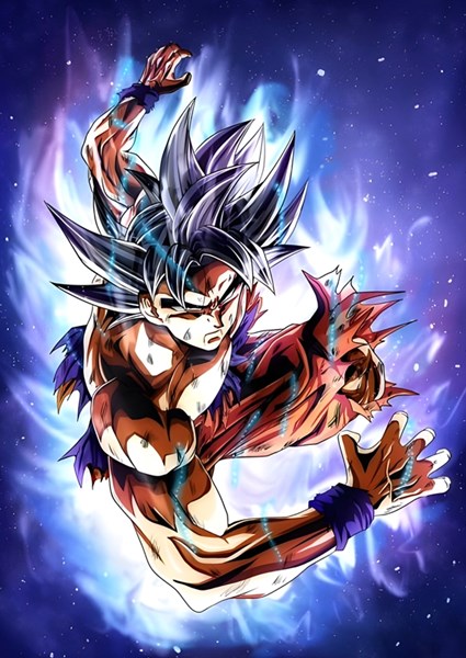 Goku Poster, Dragon Ball Goku Ultra Instinct Poster