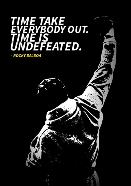 Rocky Balboa quotes posters & prints by Takoyakiii - Printler