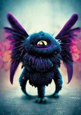 Cute Purple  Monster