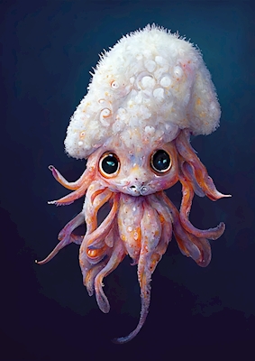 Bare en søt blekksprut