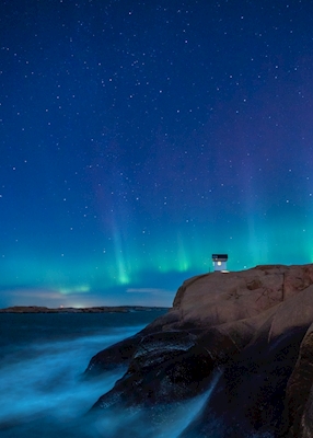 Auroras boreales sobre Bohuslän