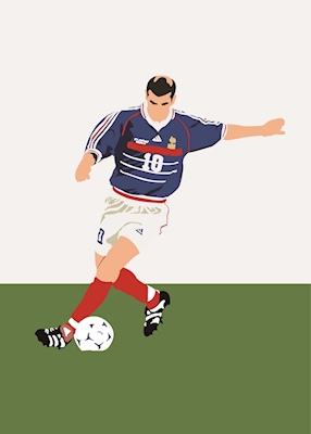ZInedine Zidane Affiche
