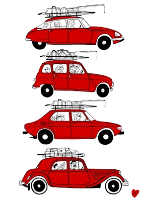 Red cars