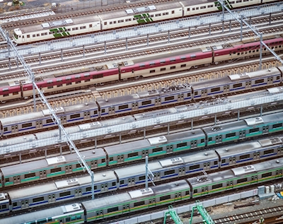 Trains in Tokyo