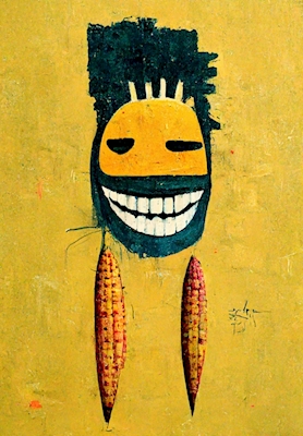 Glimlachende maïs