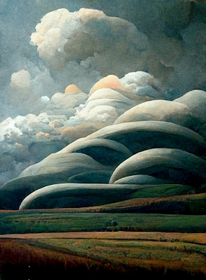 Curved clouds