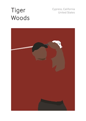 Tiger Woods plakat